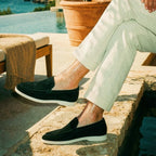 NÈRIN - Veloursleder Yacht Loafer. Für Männer, die kein Logo brauchen um zu wissen was sie tragen.