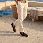 NÈRIN - Veloursleder Yacht Loafer. Für Männer, die kein Logo brauchen um zu wissen was sie tragen.